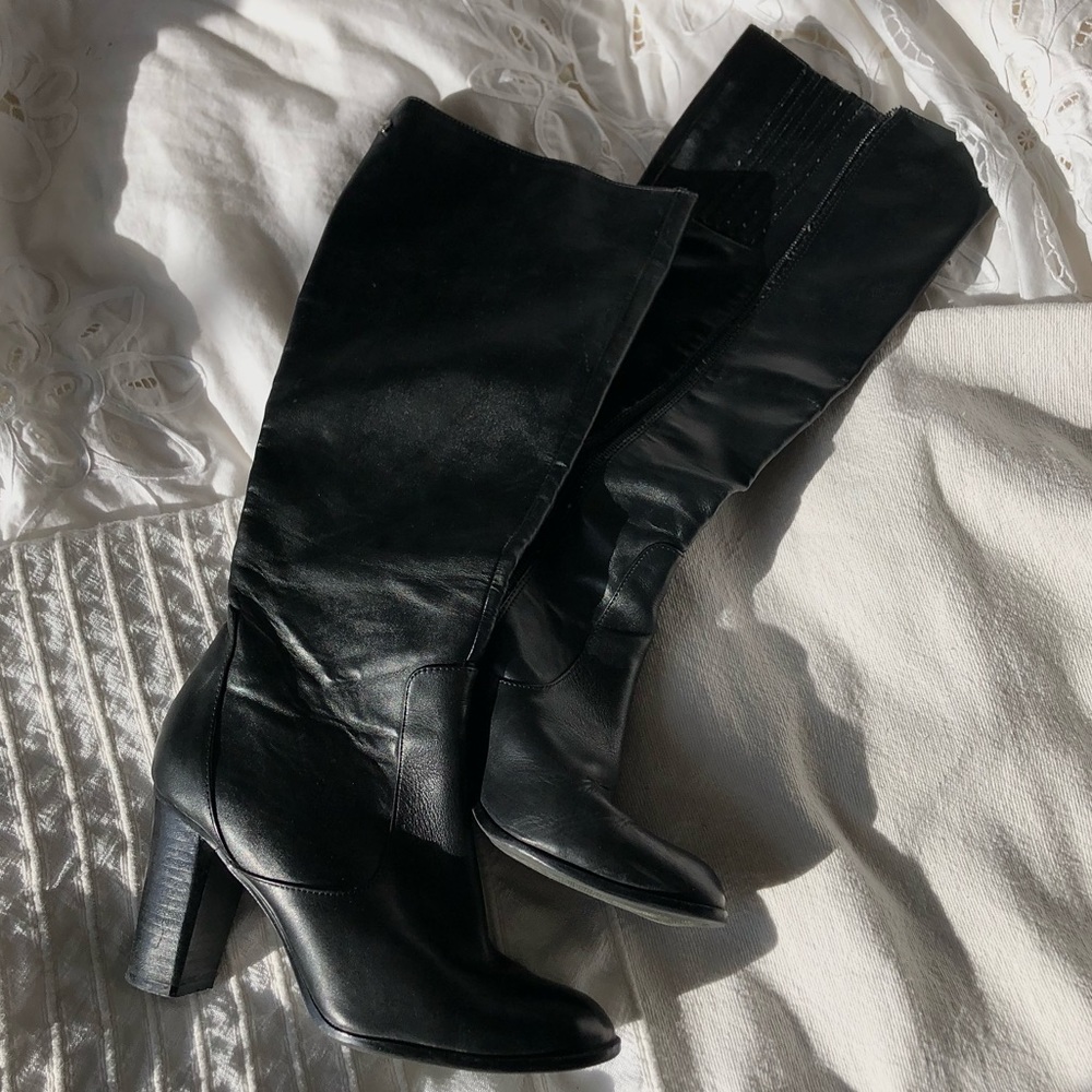 Calvin Klein leather boots